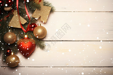 圣诞装饰物品三庆祝圣诞节的背景设计图片