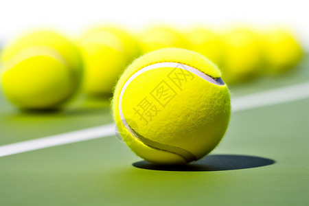 休闲体育比赛的网球图片