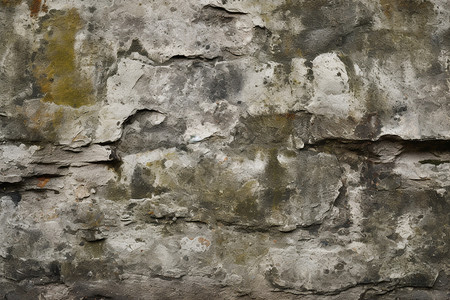 乡村复古的青苔岩石背景图片