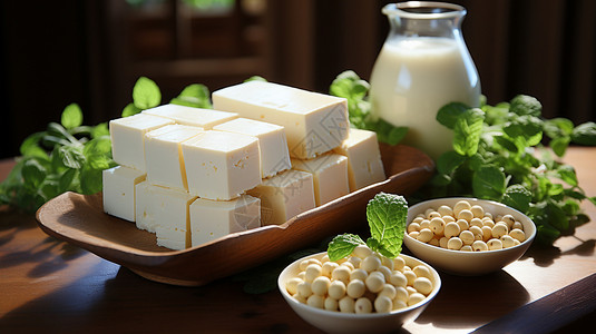 健康营养的豆腐高清图片