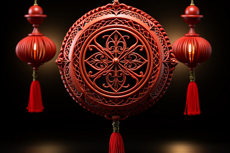 中国结文化礼品背景图片