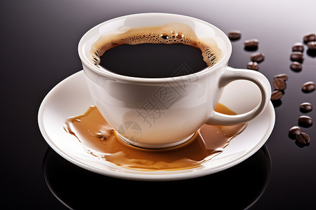 新鲜醇香的咖啡图片