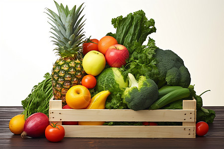 营养的水果和蔬菜图片