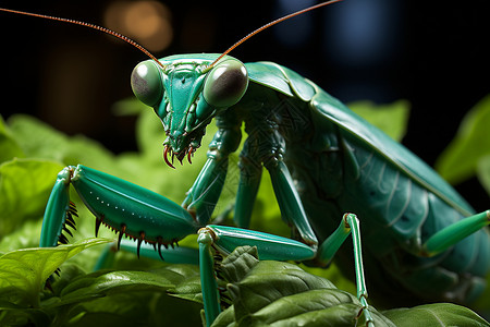 螳螂的自然之美图片