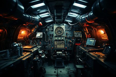 潜水艇未来的潜艇观景设计图片
