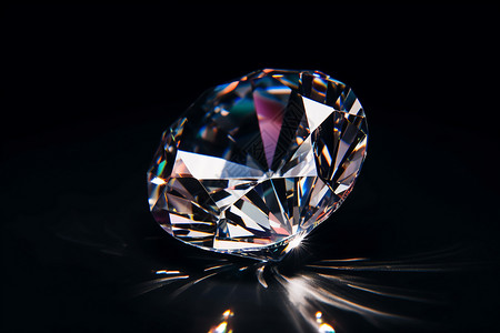 宝石表面美丽的钻石珠宝背景
