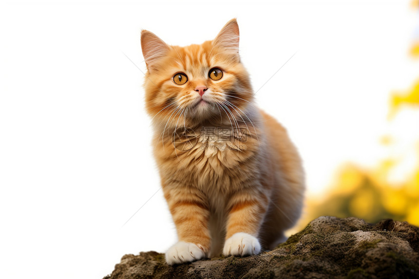 一只可爱的橘猫图片