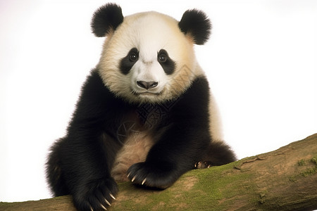 胖胖的大熊猫背景