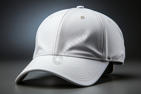 白色棒球帽纯净白色的帽子背景