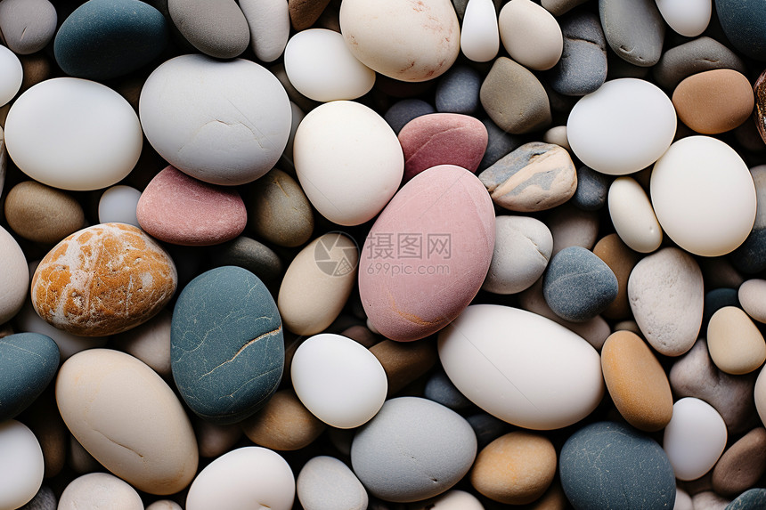 漂亮颜色的石头图片