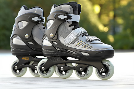 自由滑行的溜冰鞋图片