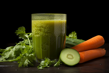 绿色健康果汁图片
