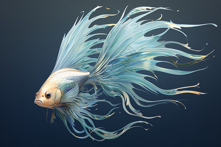 鱼儿美丽的尾巴图片