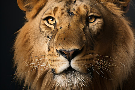 危险的野生狮子背景图片