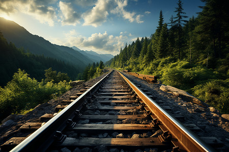 铁路修建山间修建的铁路背景