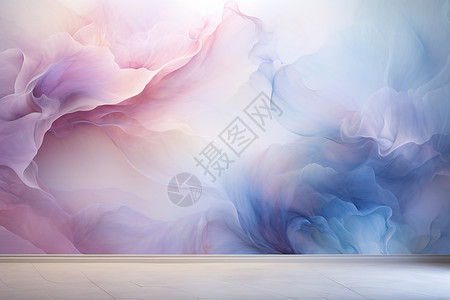 水彩高清壁纸水墨丝绸抽象背景设计图片