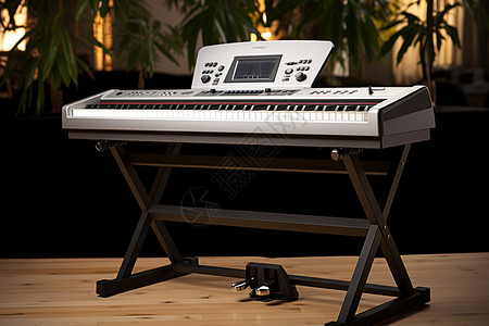 电钢琴现代电子乐器背景