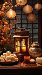 节日的传统灯笼图片