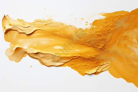 金色水彩素材金色的油彩设计图片