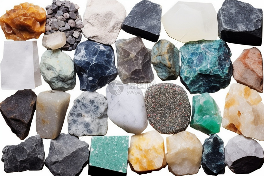 不同种类的矿石图片