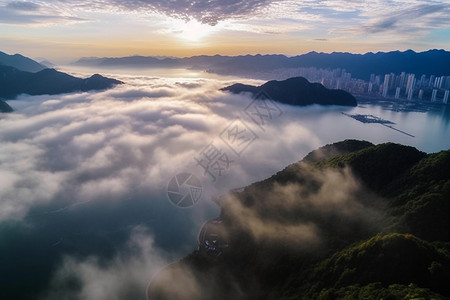 高山上的风景图片