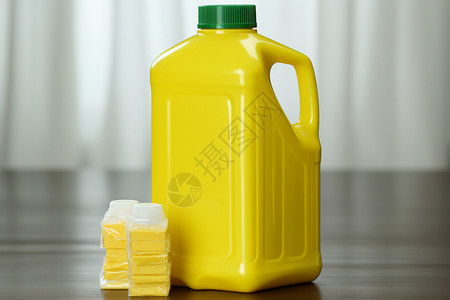 黄色清洁剂图片
