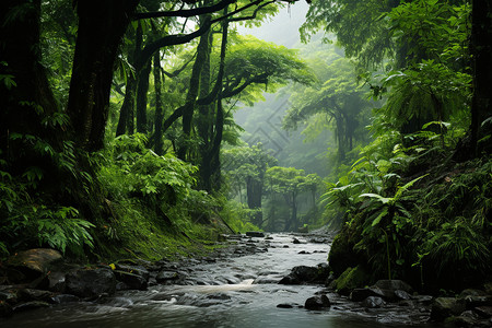 丛林之雨图片