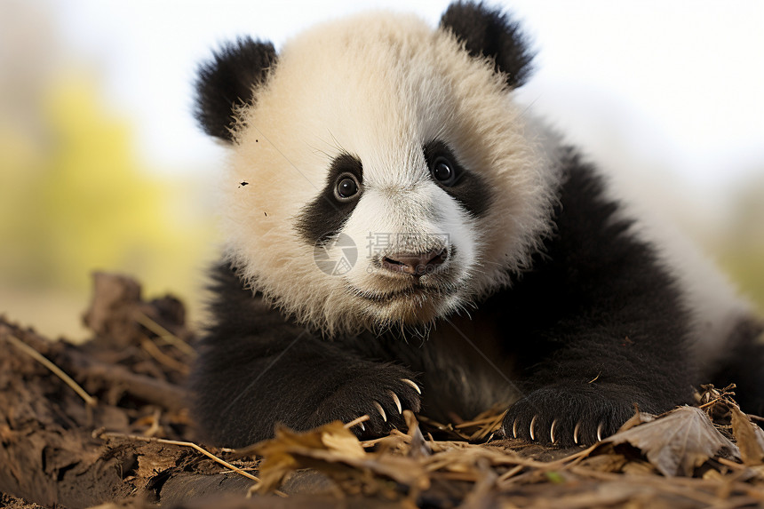 动物园的熊猫图片