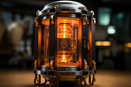 木灯笼未来能源电池设计图片