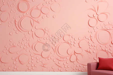壁纸墙面现代艺术圆形装饰墙面设计图片