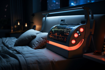 卧室夜灯梦境科学睡眠追踪器设计图片