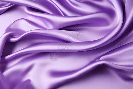 华丽质感的紫色丝绸图片