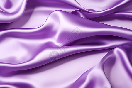 柔顺如丝的紫色丝绸背景图片