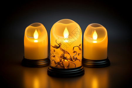 蜡烛融化氛围感精致的蜡烛设计图片