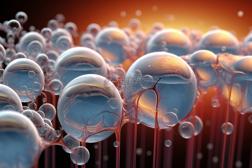医学研究的细胞质概念图图片