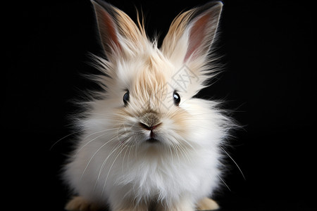 可爱的白色兔子图片