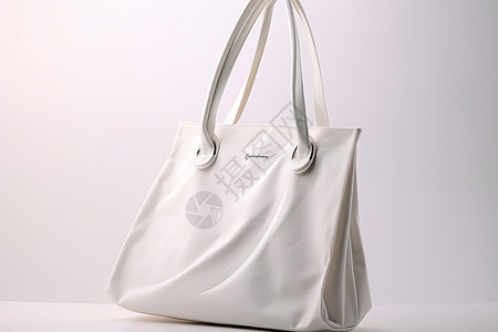 品牌包包白色的手提包背景