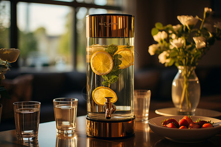 高透玻璃杯高端的饮品分装容器设计图片