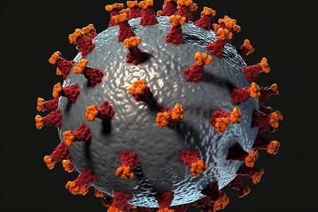 新冠病毒三维版背景图片