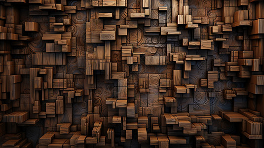 木材纹理迷宫背景背景图片