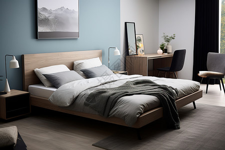 现代风格的卧室图片