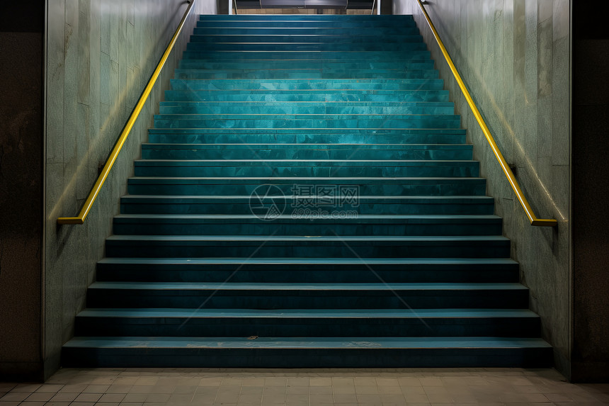 城市中的地铁通道楼梯图片