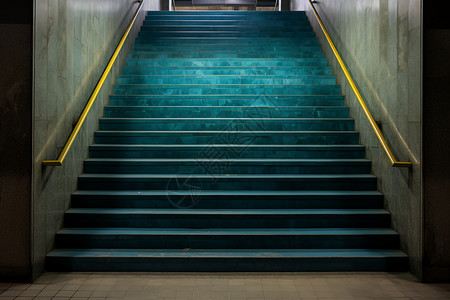 城市中的地铁通道楼梯背景图片