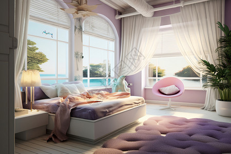 唯美卧室唯美梦幻的客厅装潢设计图片