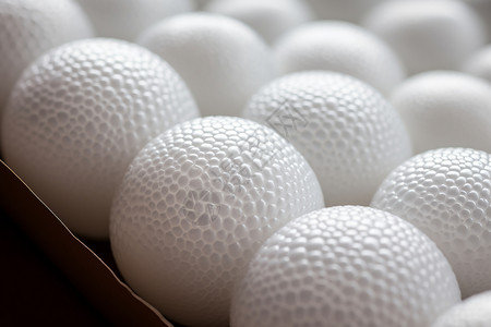 材质球球保护作用的泡沫球背景