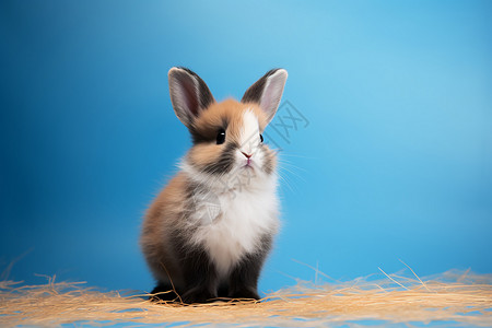 毛茸茸的小兔子图片
