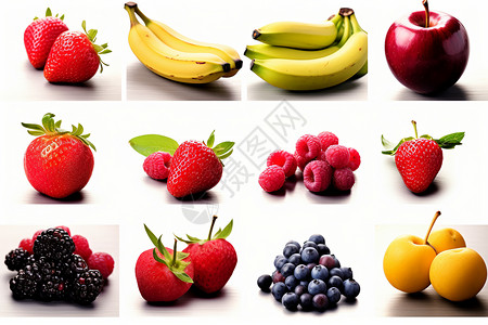 营养丰富的新鲜水果图片