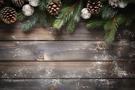 复古的圣诞节装饰背景背景图片