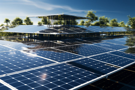 户外太阳能太阳能板建设技术设计图片