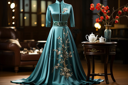 优雅精致旗袍中国风旗袍设计图片